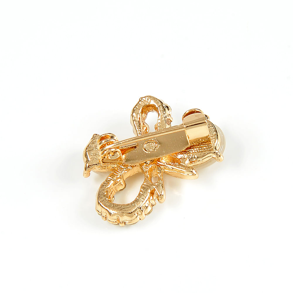 Brosa martisor fluturas auriu - 3 | YEO