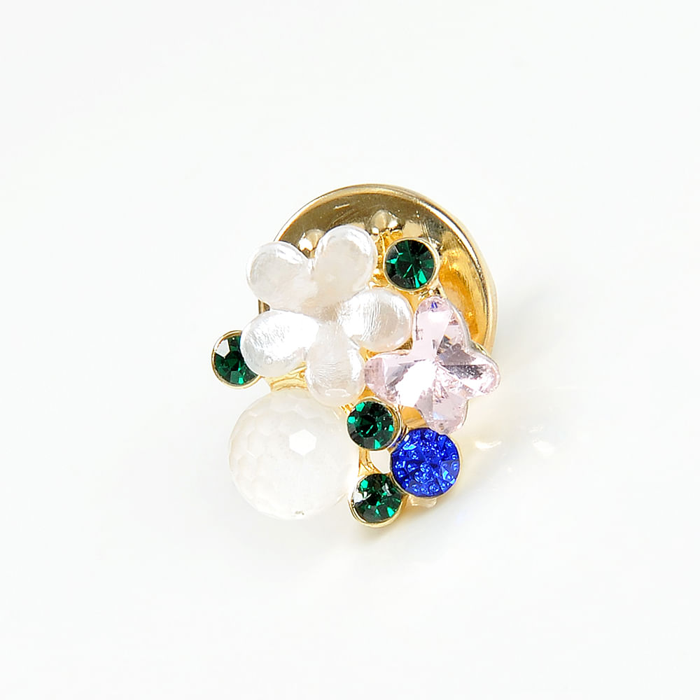 Brosa martisor cu pietre acrilice - 2 | YEO