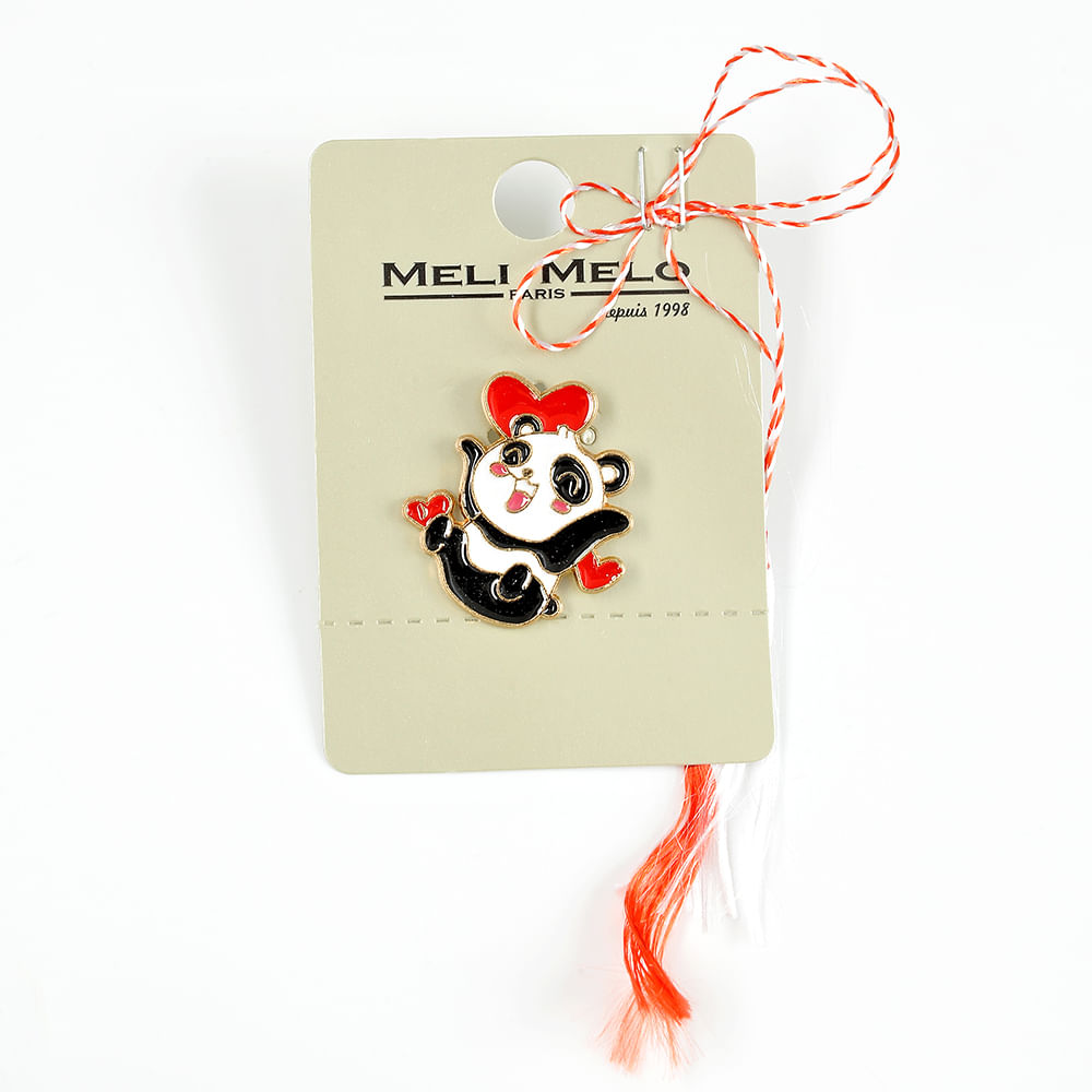 Brosa martisor ursulet cu inima - 1 | YEO