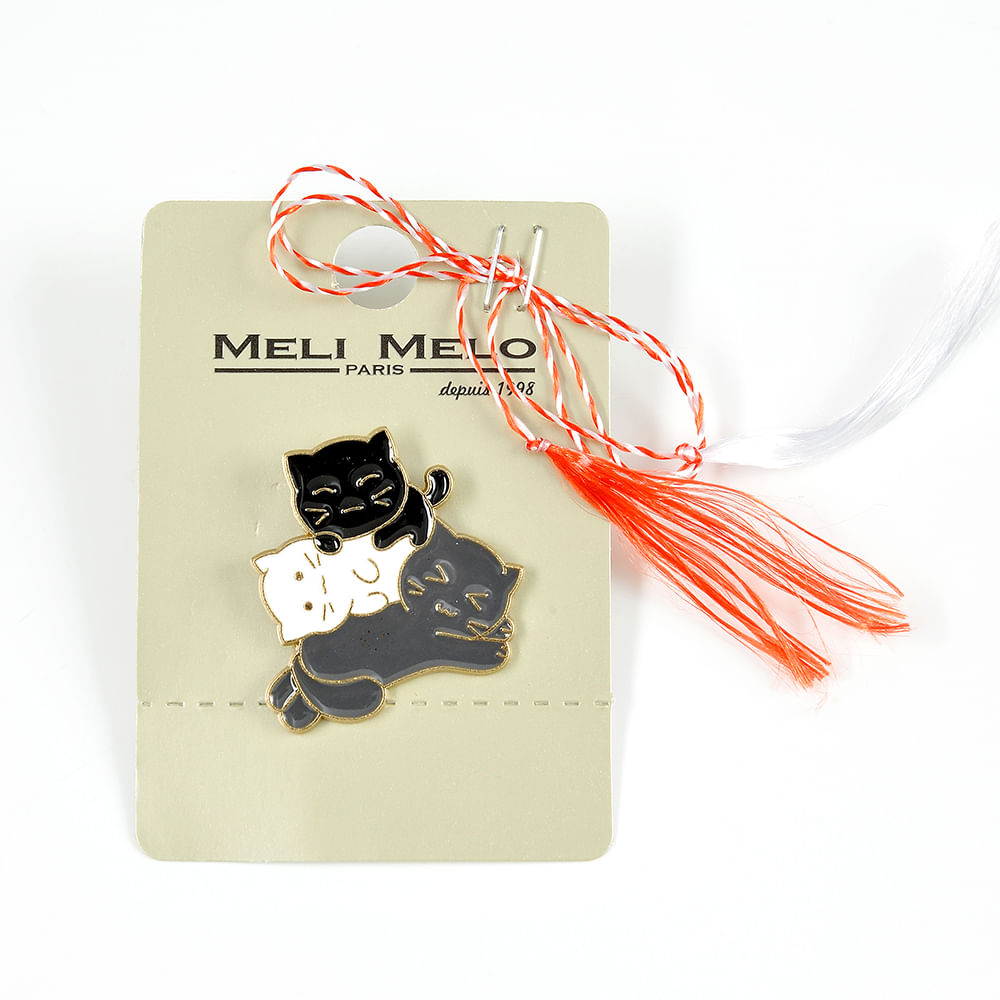Brosa martisor trei pisici - 1 | YEO