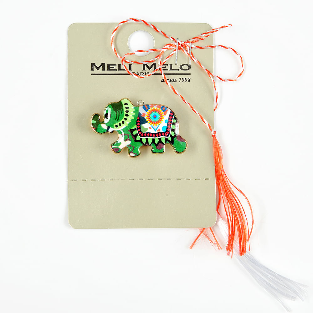 Brosa martisor elefant multicolor - 1 | YEO