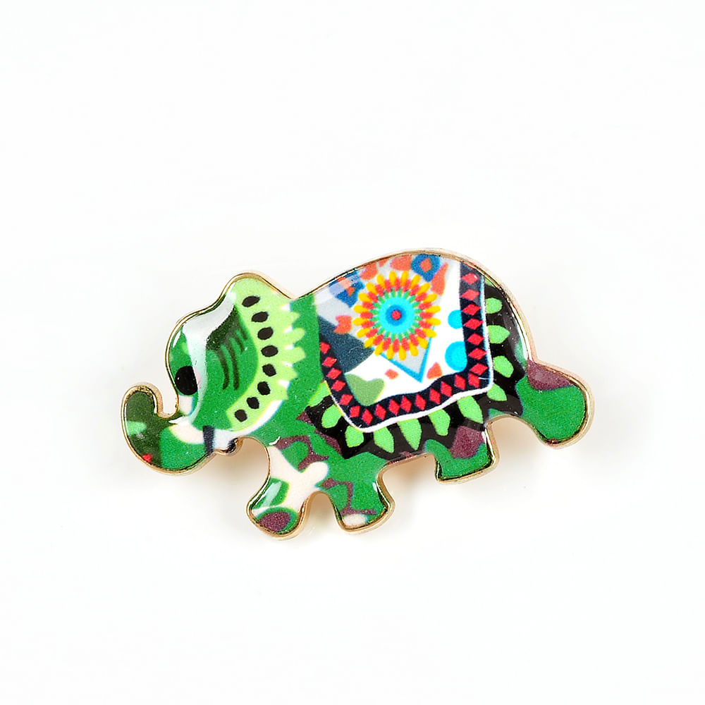 Brosa martisor elefant multicolor - 2 | YEO