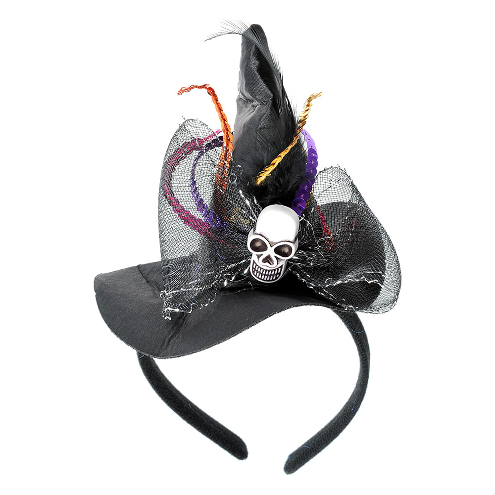 Bentita Halloween cu palarie neagra - 1 | YEO