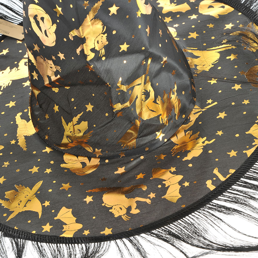 Palarie neagra cu modele de Halloween - 1 | YEO