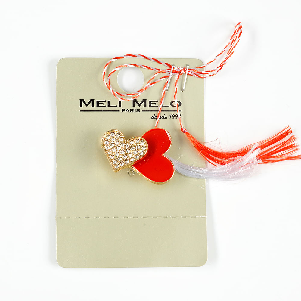 Brosa martisor doua inimi - 1 | YEO