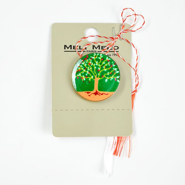 Brosa martisor rotunda Copacul Vietii