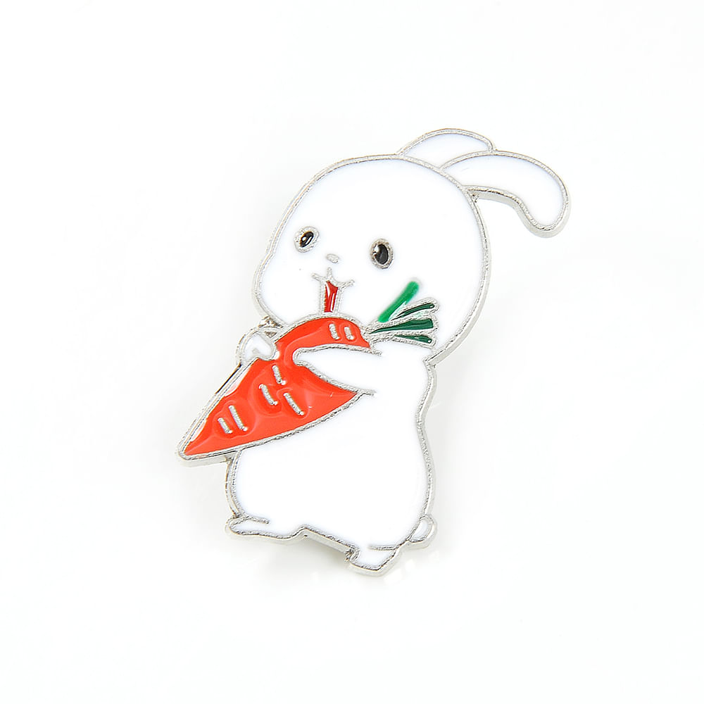 Brosa martisor iepure cu morcov