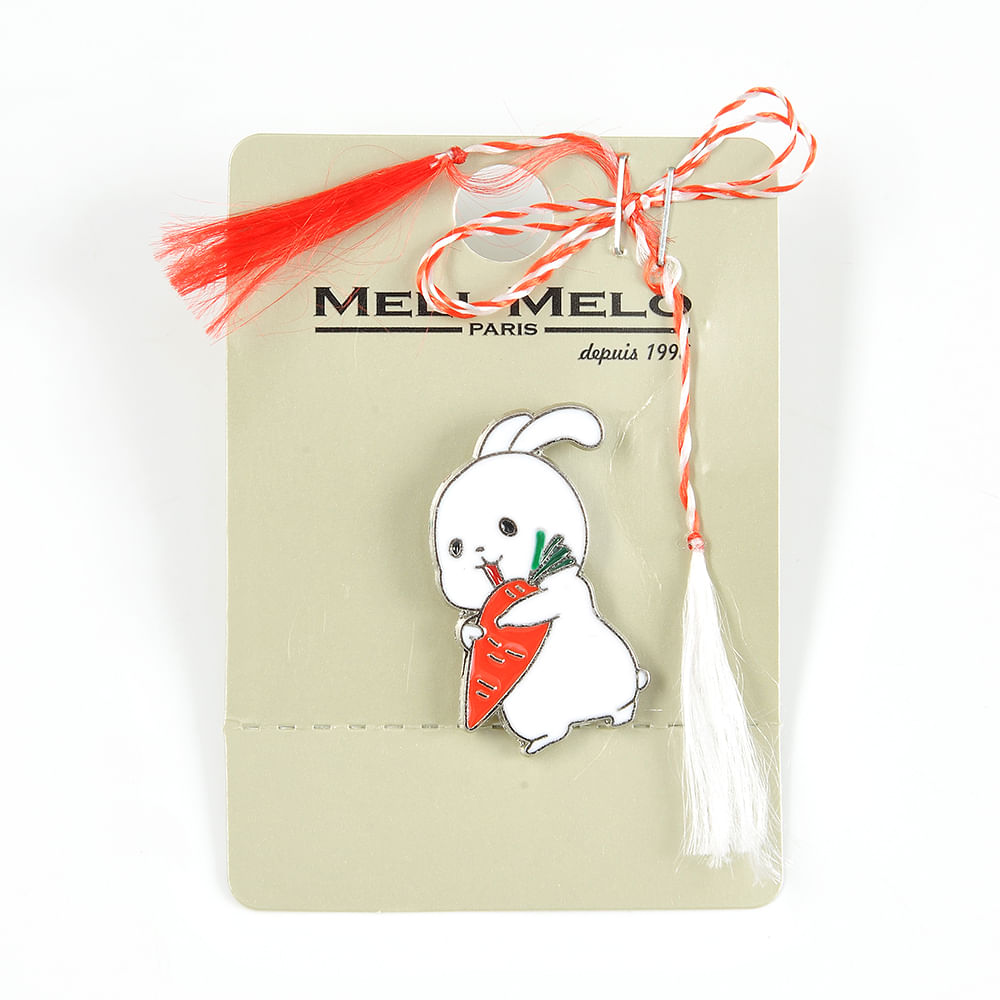 Brosa martisor iepure cu morcov - 1 | YEO