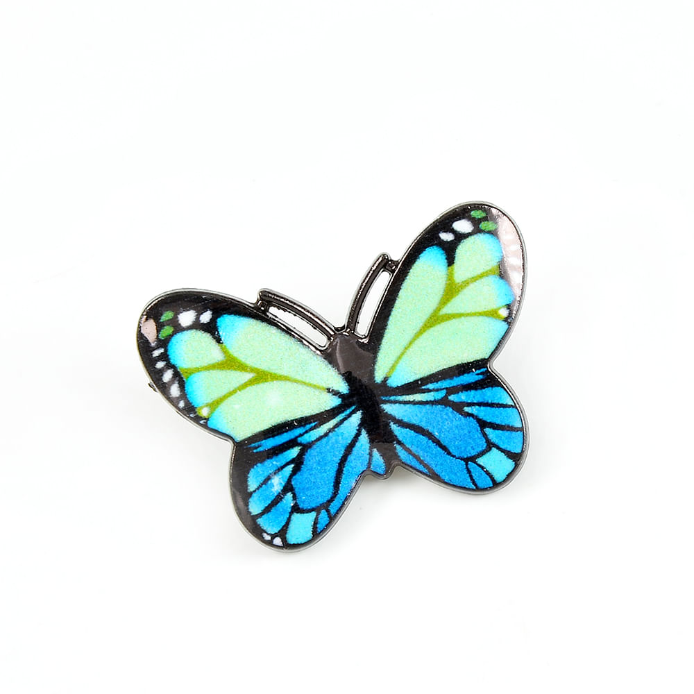 Brosa martisor fluture cu aripi bicolore - 2 | YEO