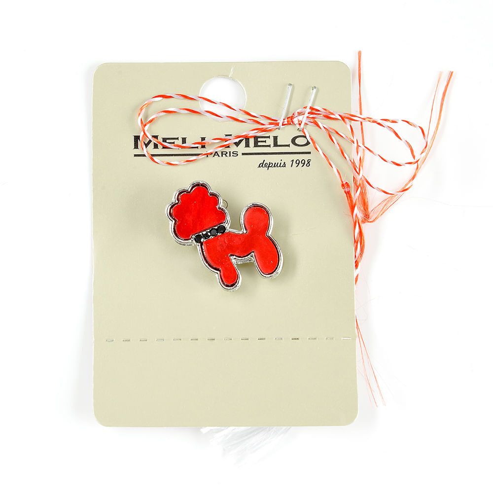 Brosa martisor catel rosu - 1 | YEO