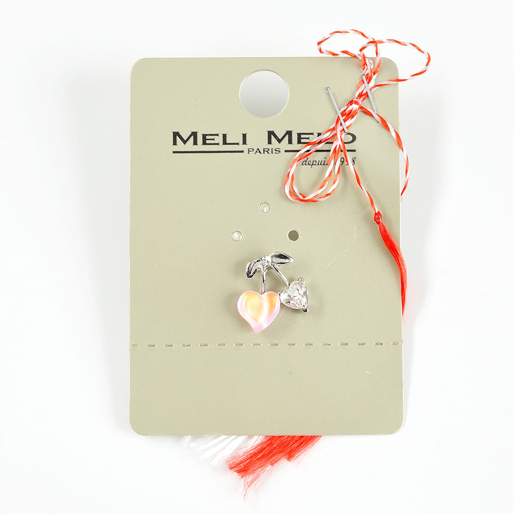 Brosa martisor doua  inimi - 1 | YEO