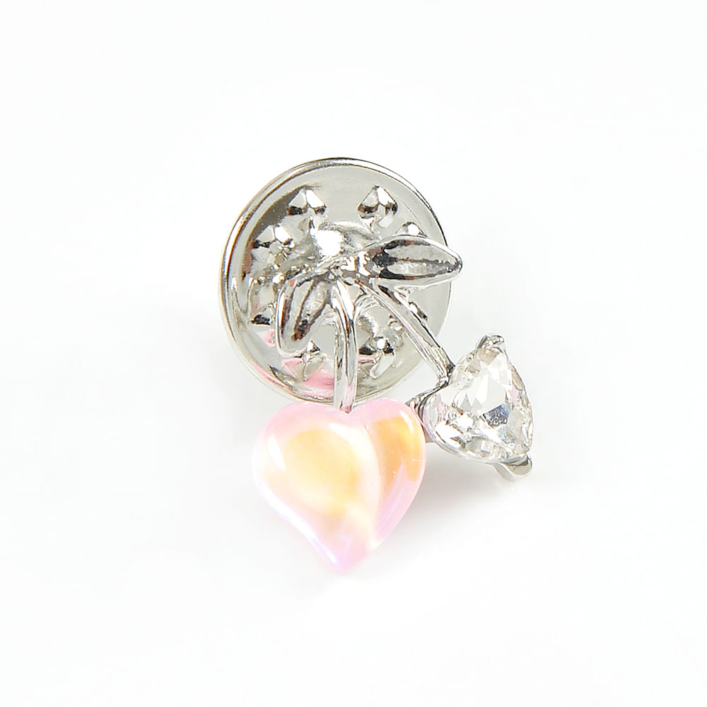 Brosa martisor doua  inimi - 3 | YEO
