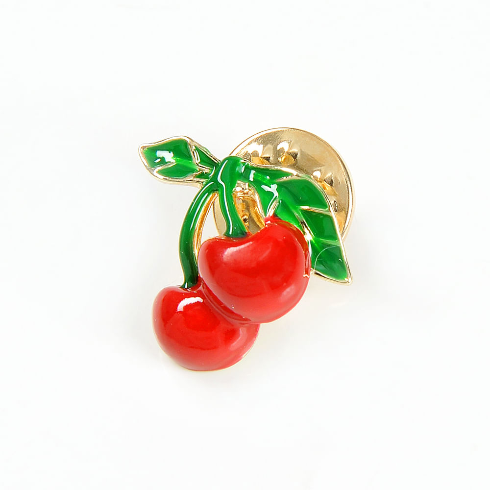Brosa martisor cirese rosii