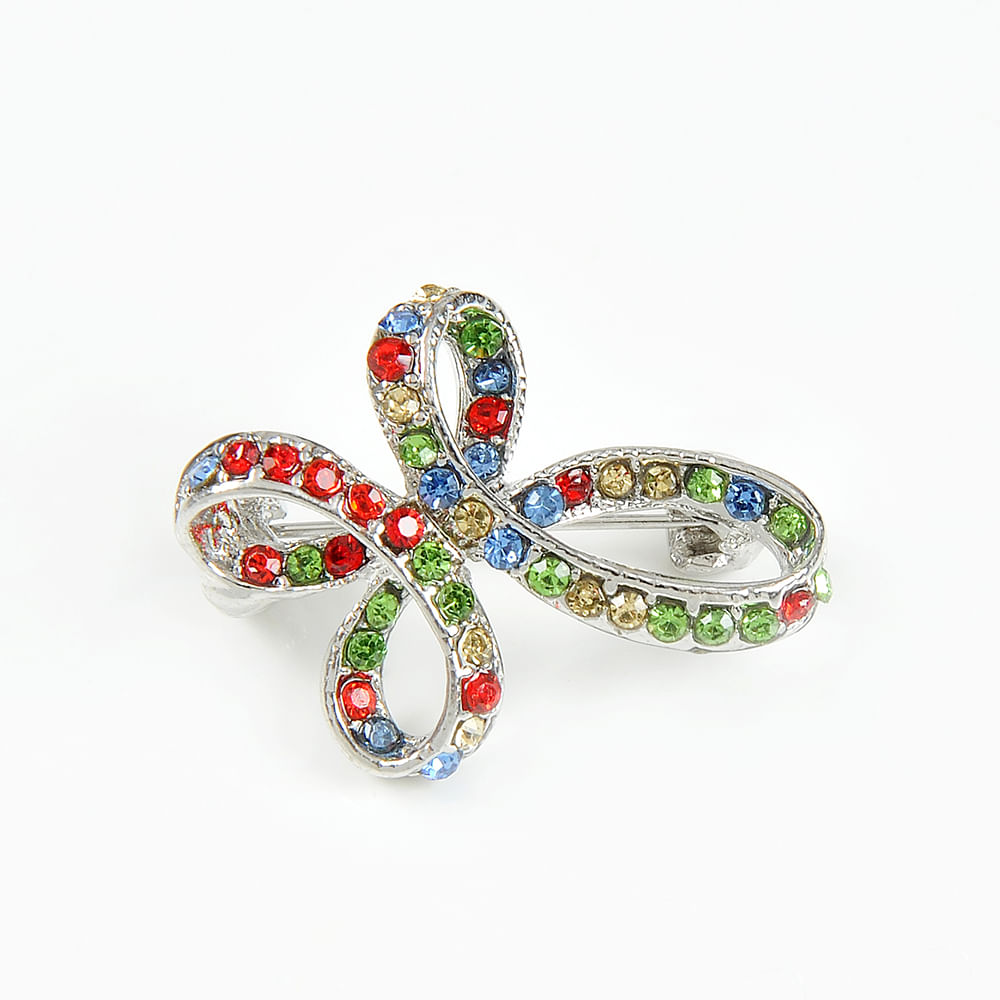 Brosa martisor cu pietre multicolore - 2 | YEO