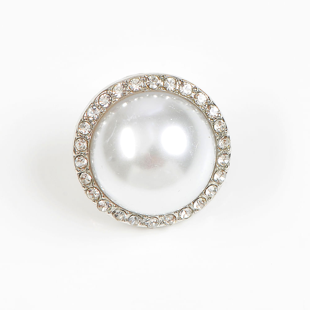 Brosa martisor rotunda cu perla - 2 | YEO