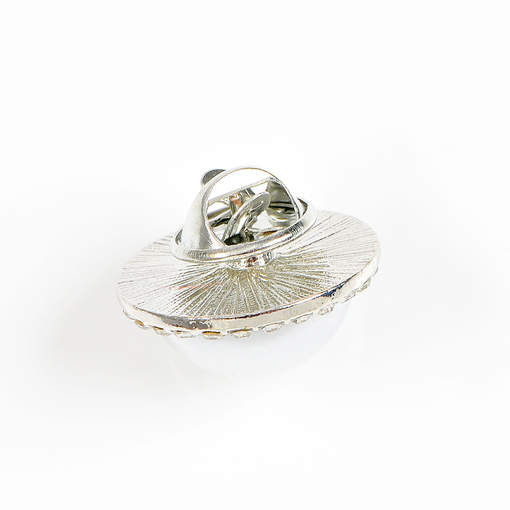 Brosa martisor rotunda cu perla - 3 | YEO