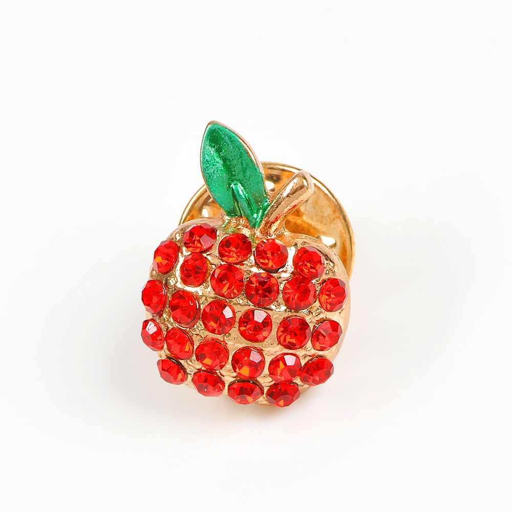 Brosa martisor mar cu pietre rosii - 2 | YEO