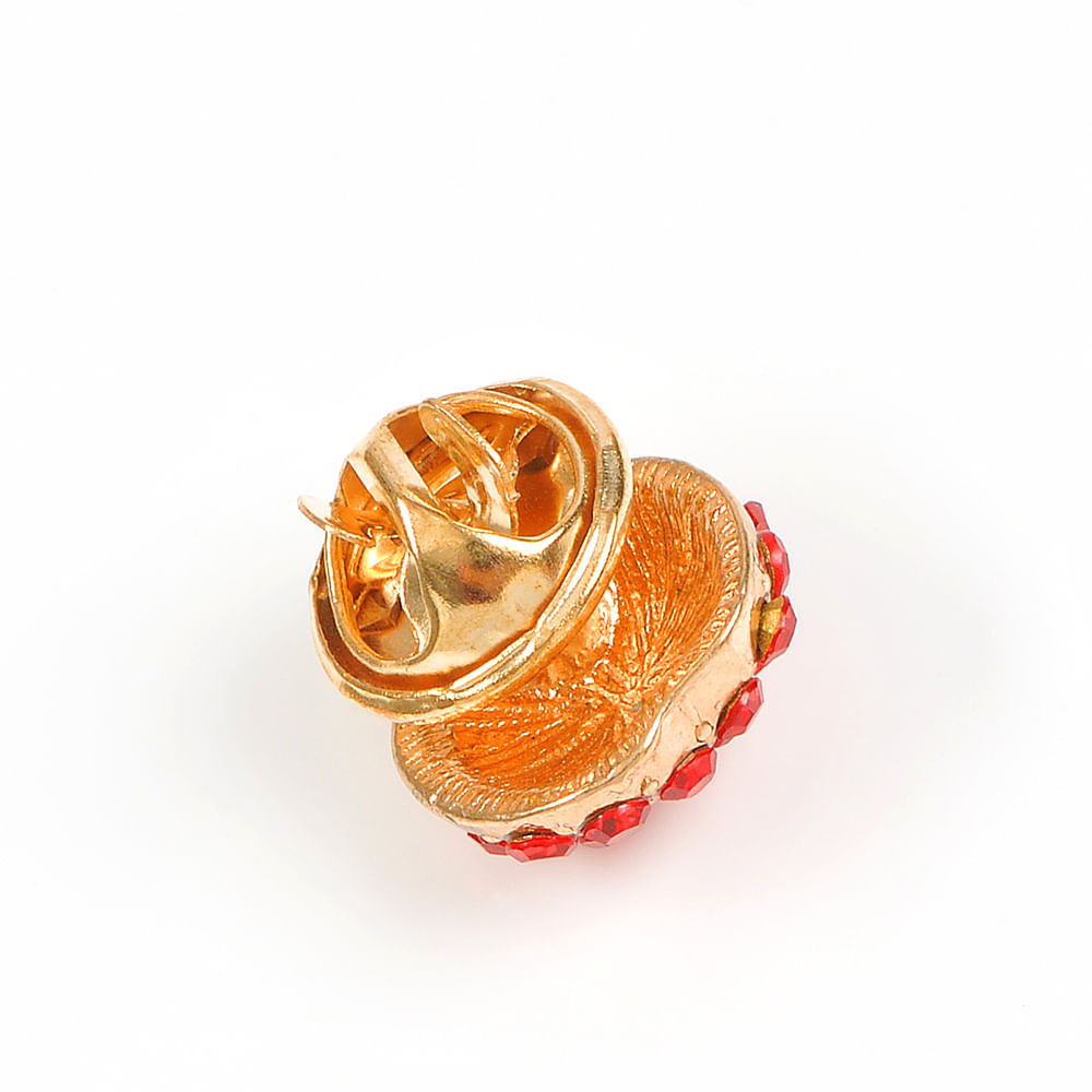 Brosa martisor mar cu pietre rosii - 3 | YEO