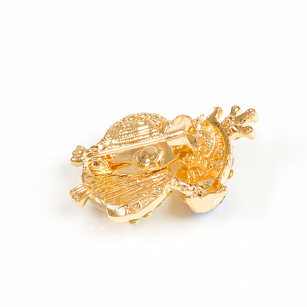 Brosa martisor bufnita aurie - 3 | YEO
