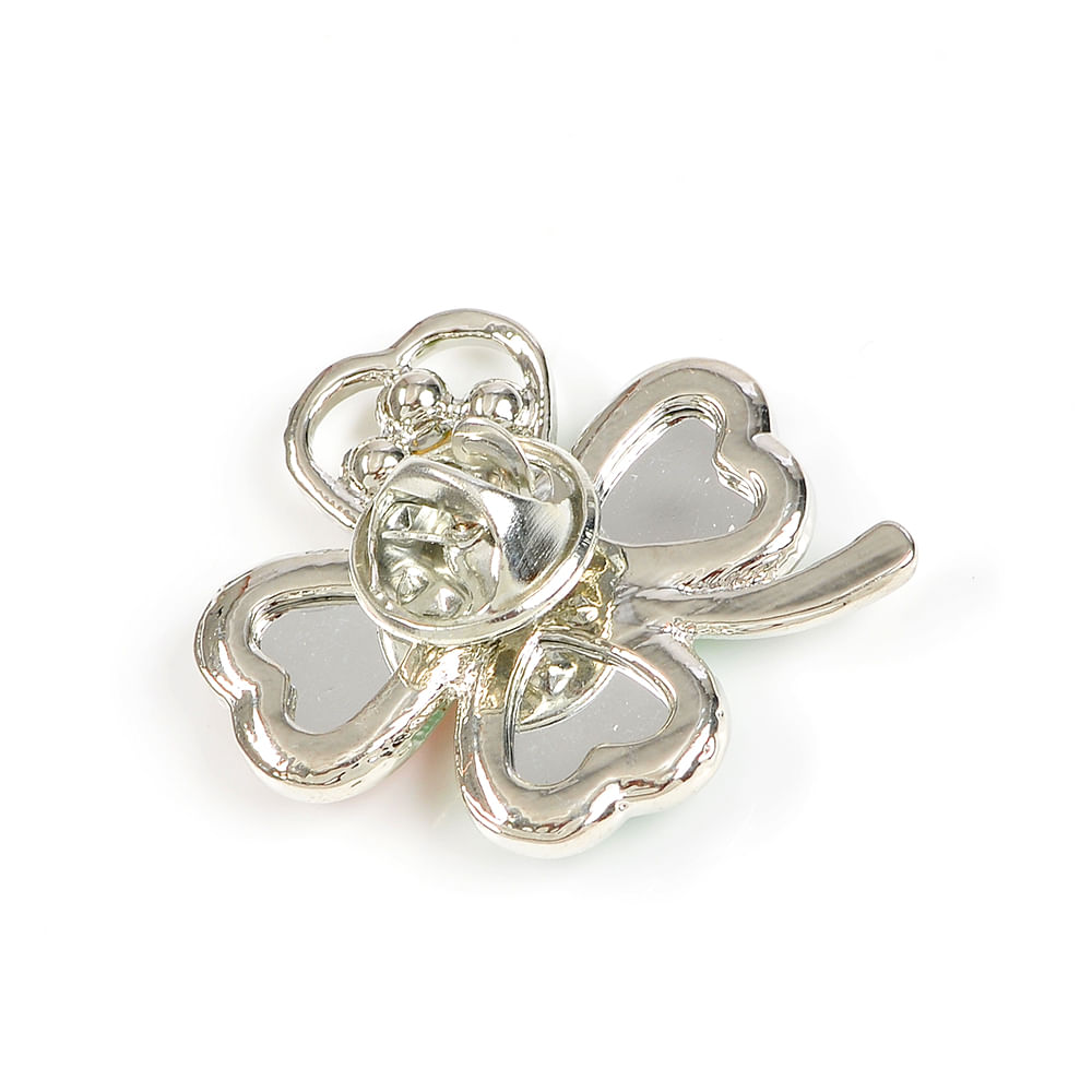 Brosa martisor trifoi cu frunza rosie - 3 | YEO