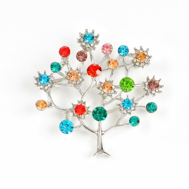 Brosa martisor Copacul Vietii multicolor