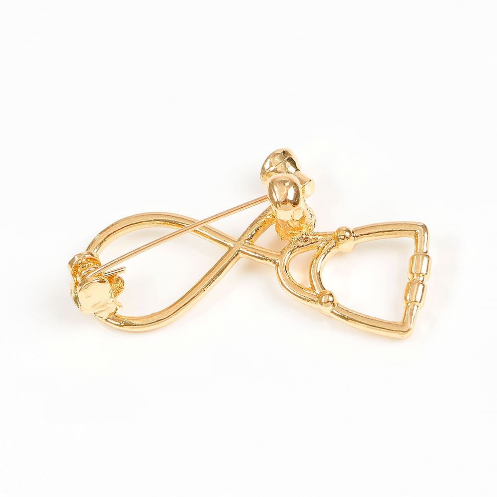 Brosa martisor stetoscop auriu - 3 | YEO