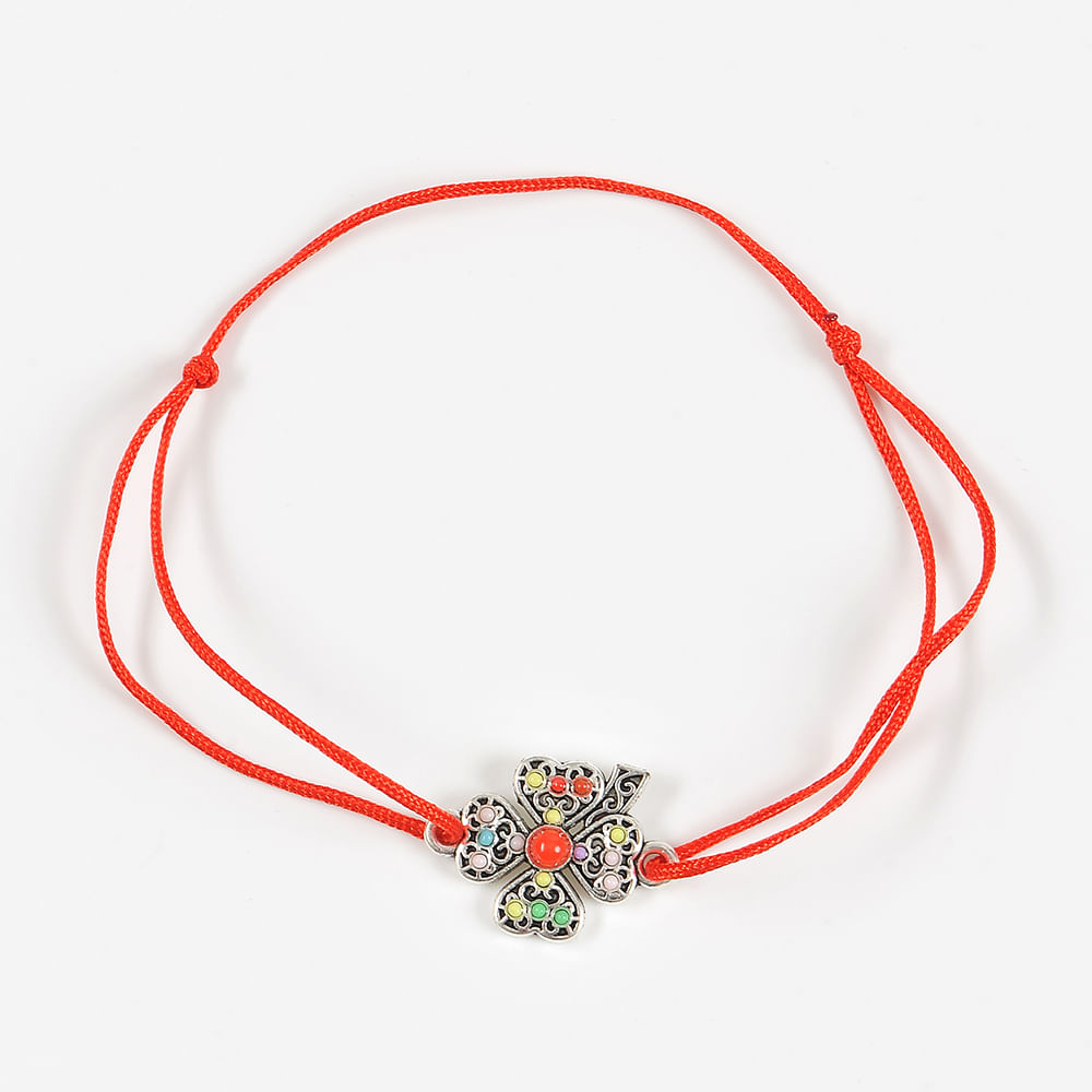 Bratara martisor trifoi cu pietre colorate - 1 | YEO