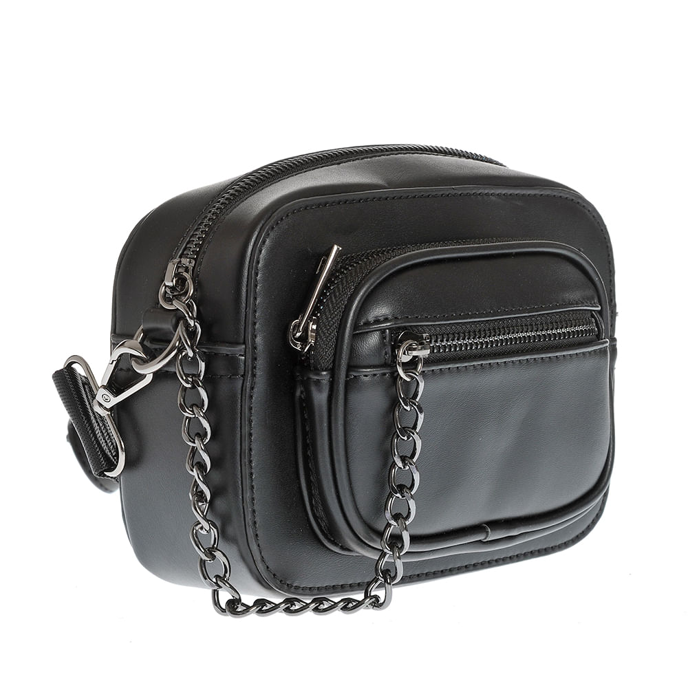 Borseta neagra cu buzunare multiple - 2 | YEO