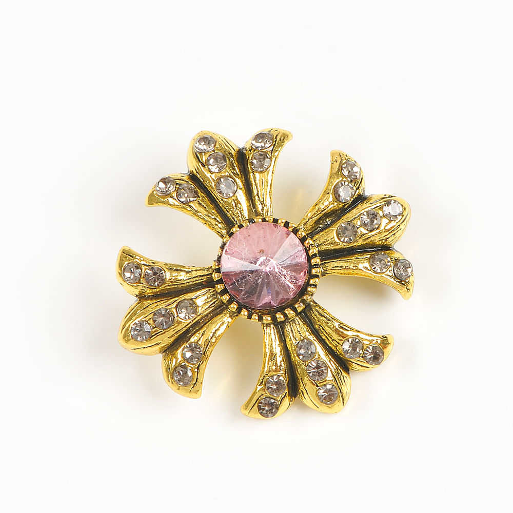 Brosa martisor vintage cu pietre - 2 | YEO