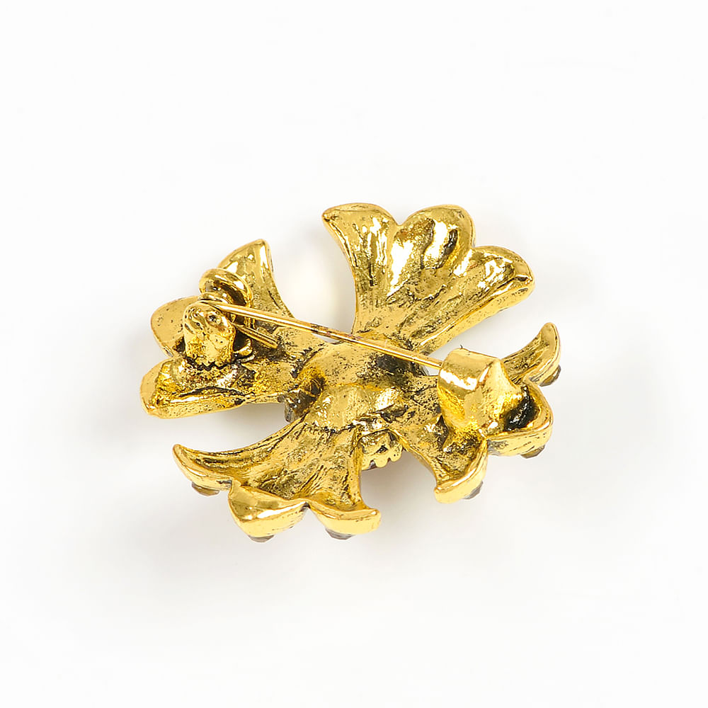 Brosa martisor vintage cu pietre - 3 | YEO