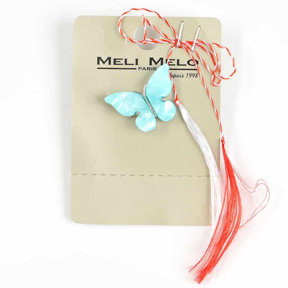 Brosa martisor fluture bleu - 1 | YEO