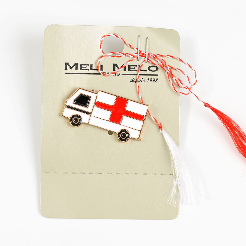 Brosa martisor masina ambulanta - 1 | YEO