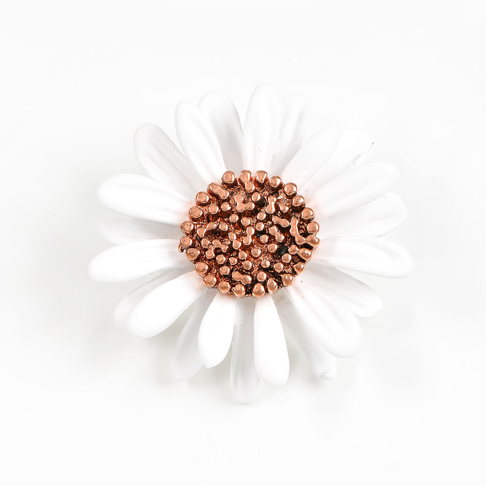 Brosa martisor floare margareta alba