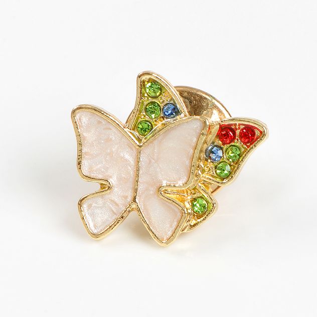 Brosa martisor doi fluturi