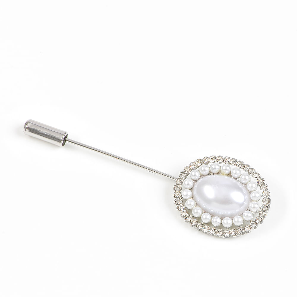 Brosa martisor tip ac de rever cu perle - 2 | YEO