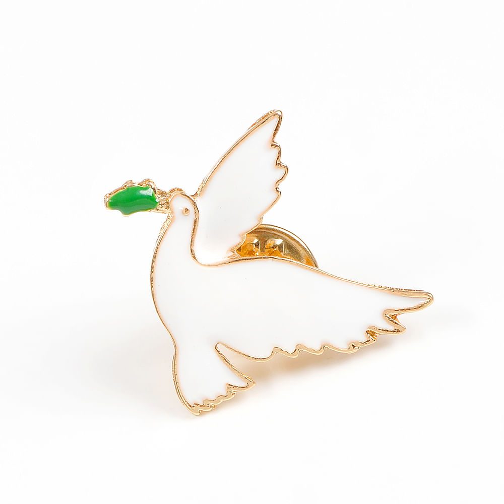 Brosa martisor porumbel alb - 2 | YEO