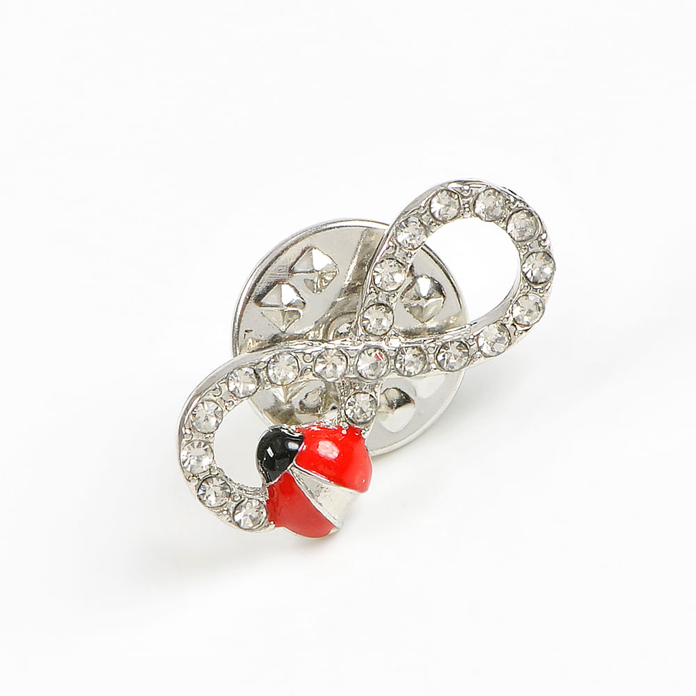 Brosa martisor  semnul infinit cu buburuza - 2 | YEO