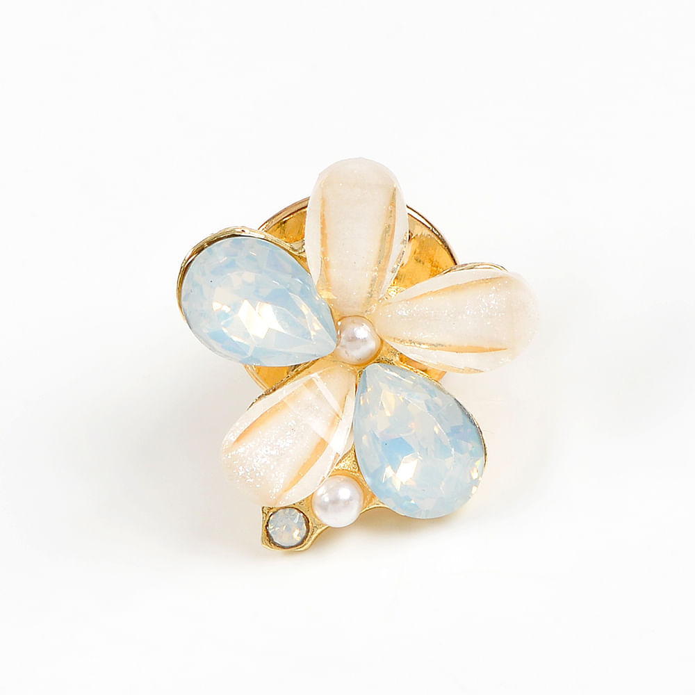 Brosa martisor floare cu petale multicolore - 2 | YEO