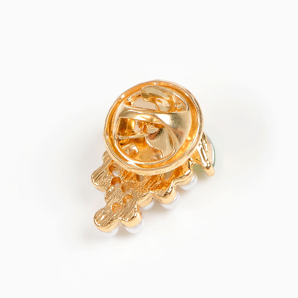 Brosa martisor strugure cu perle albe - 3 | YEO