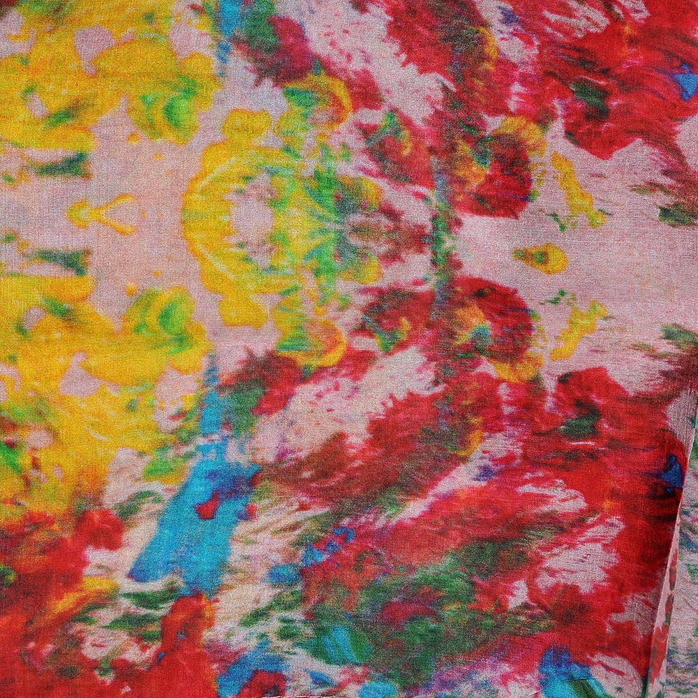Esarfa matase print abstract  180 x 50 cm - 2 | YEO