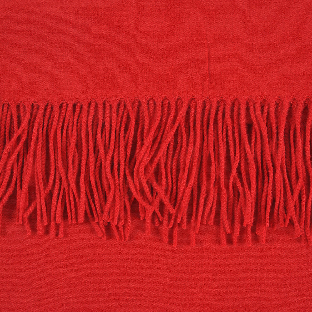 Esarfa rosie cu franjuri 200 x 70 cm - 2 | YEO