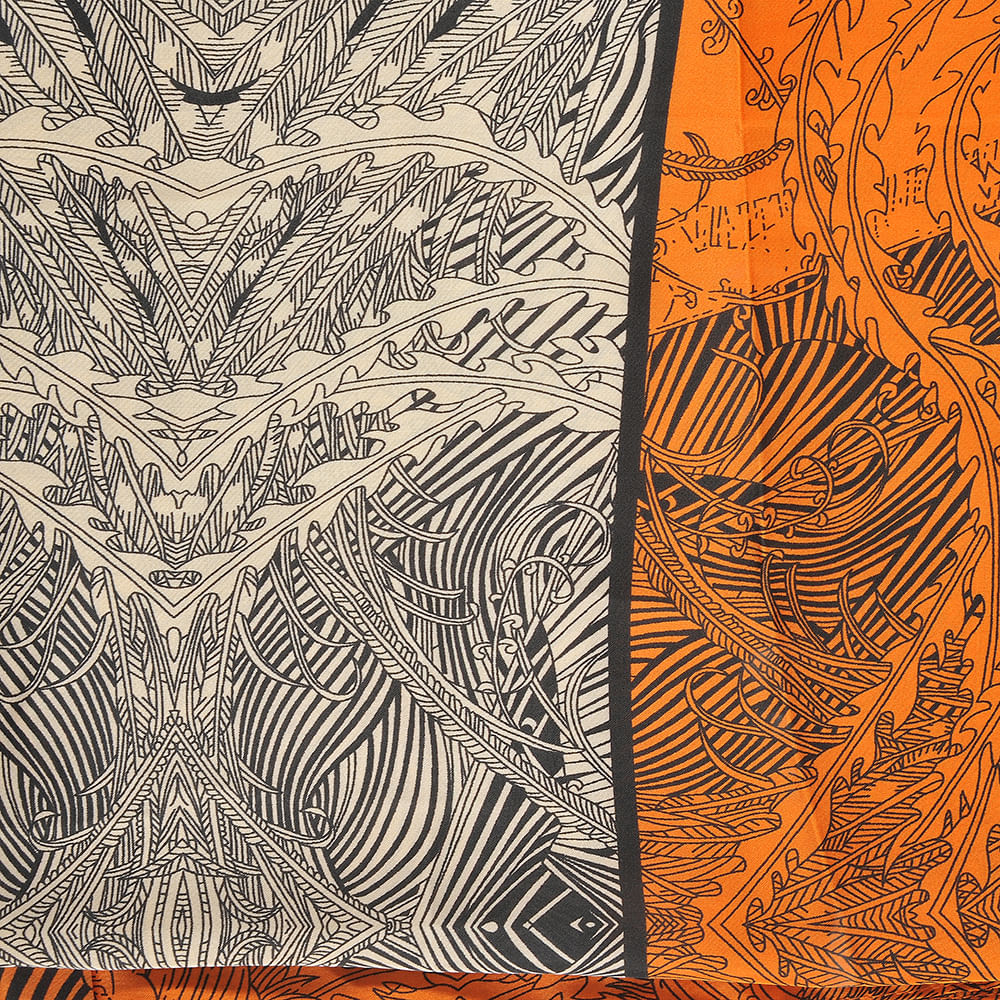 Esarfa multicolora cu imprimeu abstract - 2 | YEO