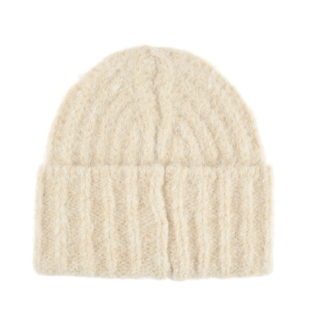 Caciula beanie ivory - 2 | YEO
