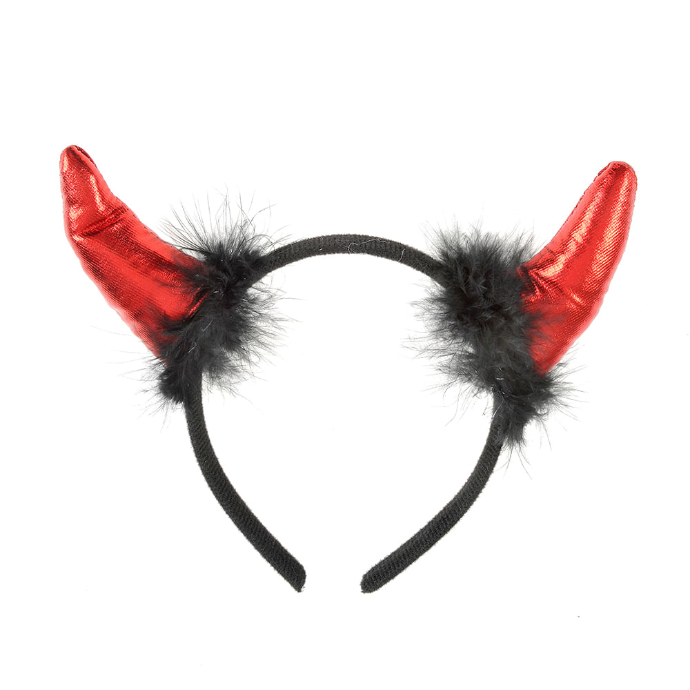 Bentita de Halloween cu cornite rosii - 2 | YEO