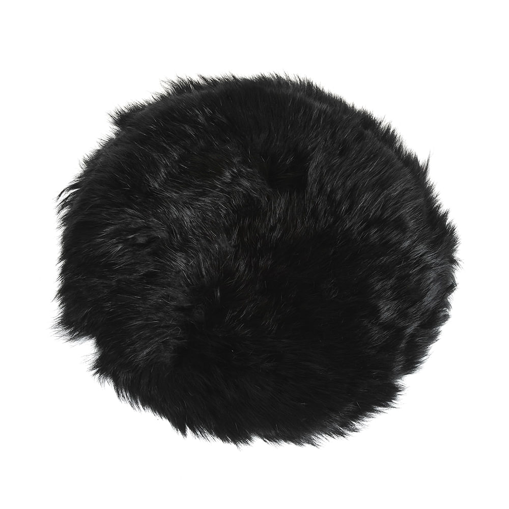 Bereta neagra cu puf - 1 | YEO