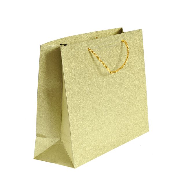 Punga de cadou aurie 30 cm