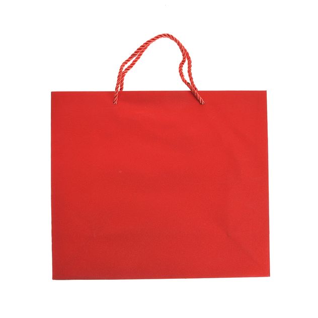 Punga de cadou rosie 27 cm