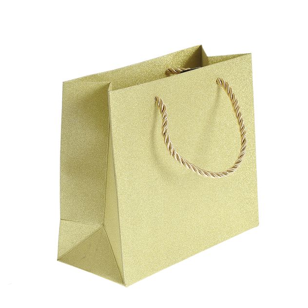 Punga de cadou aurie 16 cm
