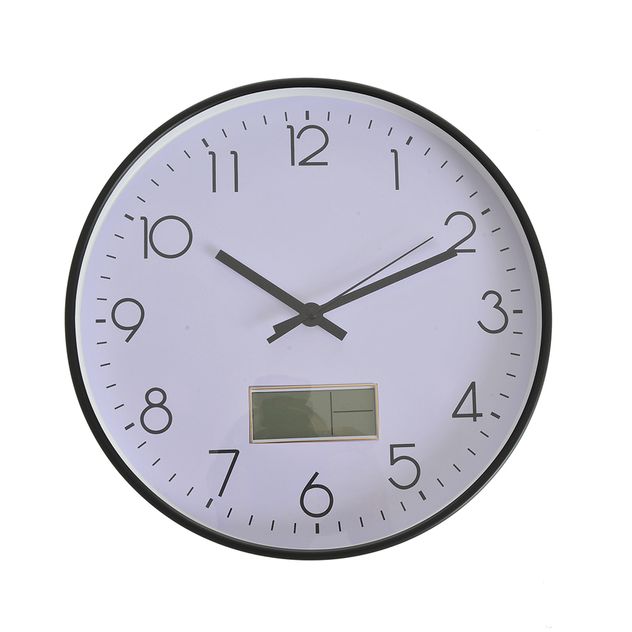 Ceas de perete argintiu 30 cm