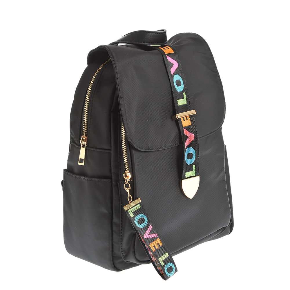 Rucsac negru Love - 2 | YEO